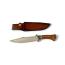 Традиционен фиксиран нож с дървена дръжка и кожен калъф - Съчетание от занаят и качество
