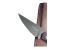 MOUSE - Ловен нож с фултанг конструкция, кожена кания и дръжка от микарта