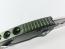 Сгъваем автоматичен нож- Run Hawk - извито острие тип карамбит, зелени алуминиеви дръжки с карбонови вложки