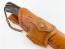 Ръчно направен ловен нож от дамаска стомана Дръжка от африканско дърво и камилска кост