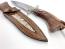 Ръчно направен ловен нож от дамаска стомана с VG 10 сърцевина с абаносова дръжка