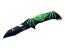 Dark Side  DS-A066 автоматичен сгъваем нож с фосфорно зелен прилеп на дръжката