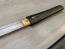 Самурайски меч катана танто,Tanto черен калъф карбонова стомана остър като бръснач