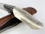 Ръчно направен ловен нож от дамаска стомана с VG 10 сърцевина дръжка от елонов рог,фул танг конструкция