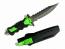 Мултифункционален нож със фофорно зелени детайли и удобна дръжка