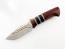 Ловен нож ръчно направен от дамаска японска стомана и бронзов елемент