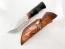 Ловен нож ръчно направен от дамаска японска стомана,подходящ за дране