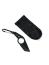 Малко джобно ножче тип ключодържател - Black с калъф и карабинер