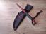Ловен нож Zombie knife killer mtech червен цвят