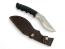 Ръчно изработен ловен нож тип &#039;Кукри&#039; с G10 дръжка и кожена кания