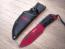 Ловен нож Zombie knife killer mtech червен цвят