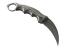 FOX Outdoor Karambitฺ B63 Knife Grey color, тактически нож карамбит