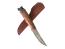 Символ на сила :  Ловен нож Columbia A3232 - финка и метална глава на вълк