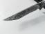 Руски ловен нож с гравиран ловец на острието стал 65х13 с метална глава на Сокол