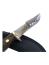 Мощ и изящество Ловен нож с гравирана мечка на острието, руски модел FB967b