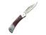 Стилен и практичен Сгъваем джобен нож с калъф и дървена дръжка US089