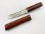 Ръчно направен ловен нож от дамаска стомана махагонова дръжка само за ценители