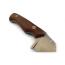 Кухненски нож-сатър с дамаска острие и кожен калъф
