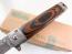 Сгъваем автоматичен джобен нож танто острие шарка имитация на дамаска стомана Columbia