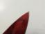 Двуостра кама шурикен кунай за хвърляне червен цвят с отвор за пръста model Breaker