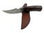 Дамаск Стил - Ръчно изкован нож с дамаска стомана и естествена дървена ръкохватка