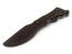 Ръчно изработен ловен нож тип &#039;Кукри&#039; с G10 дръжка и кожена кания