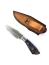 Ръчно направен ловен нож от дамаска японска стомана дръжка от дърво и смола LP11