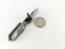 Сгъваемо малко джобно метално ножче тип ключодържател титаниева дръжка и стомана М390