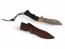 Малайзийски ловен кукри нож &#039;Mali Kukri&#039; от висок клас с махагонова дръжка и месингов гард