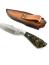 Ръчно направен ловен нож от дамаска японска стомана дръжка от дърво и смола LP10