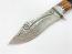 Ръчно направен ловен нож от  Японска дамаска стомана