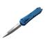 Сгъваем автоматичен метален нож кама Blue OTF