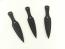 Ножове - ками за хвърляне кунай 16.5 см - комплект 3 броя с калъф за носене на колана