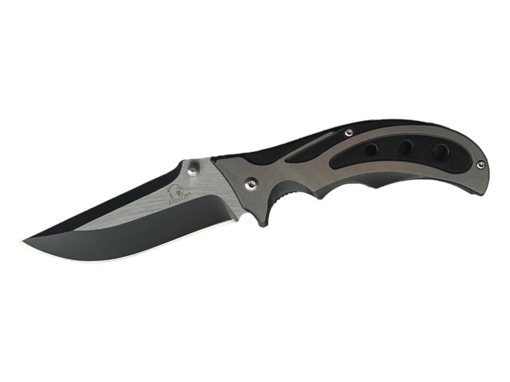 Сгъваем автоматичен джобен нож Сокол – Falcon Black knife  |  Lesno.org