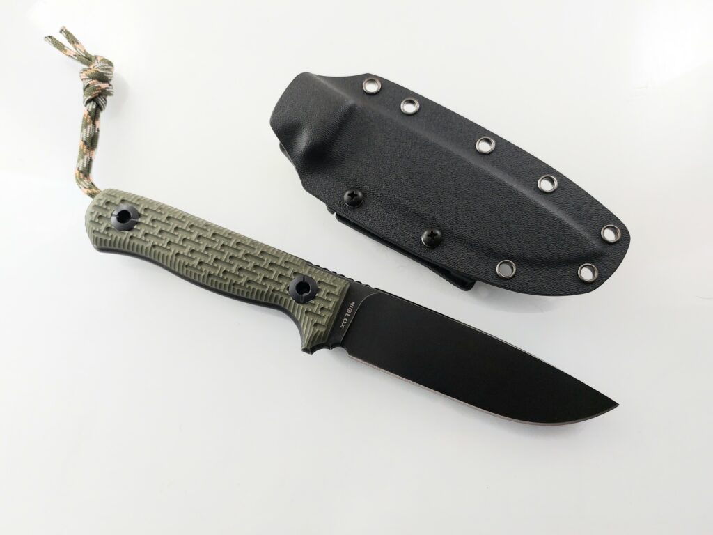Ловен нож фултанг с G10 дръжка и Kydex Калъф  |  Lesno.org