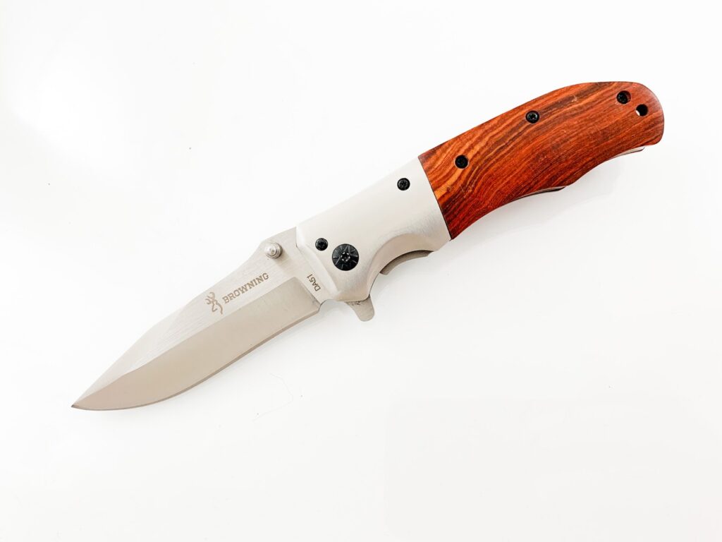 Сгъваем автоматичен джобен нож WildSteel DA51  |  Lesno.org