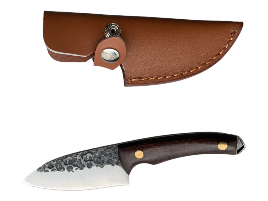 Ловен нож,Knives модел PC15 – фултанг с кожена кания  |  Lesno.org