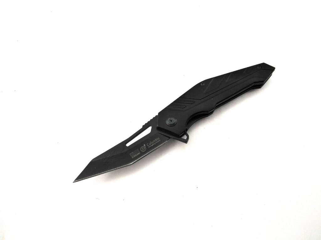 RiverForge SR pocket knife,сгъваем автоматичен нож с тефлоново покритие  |  Lesno.org