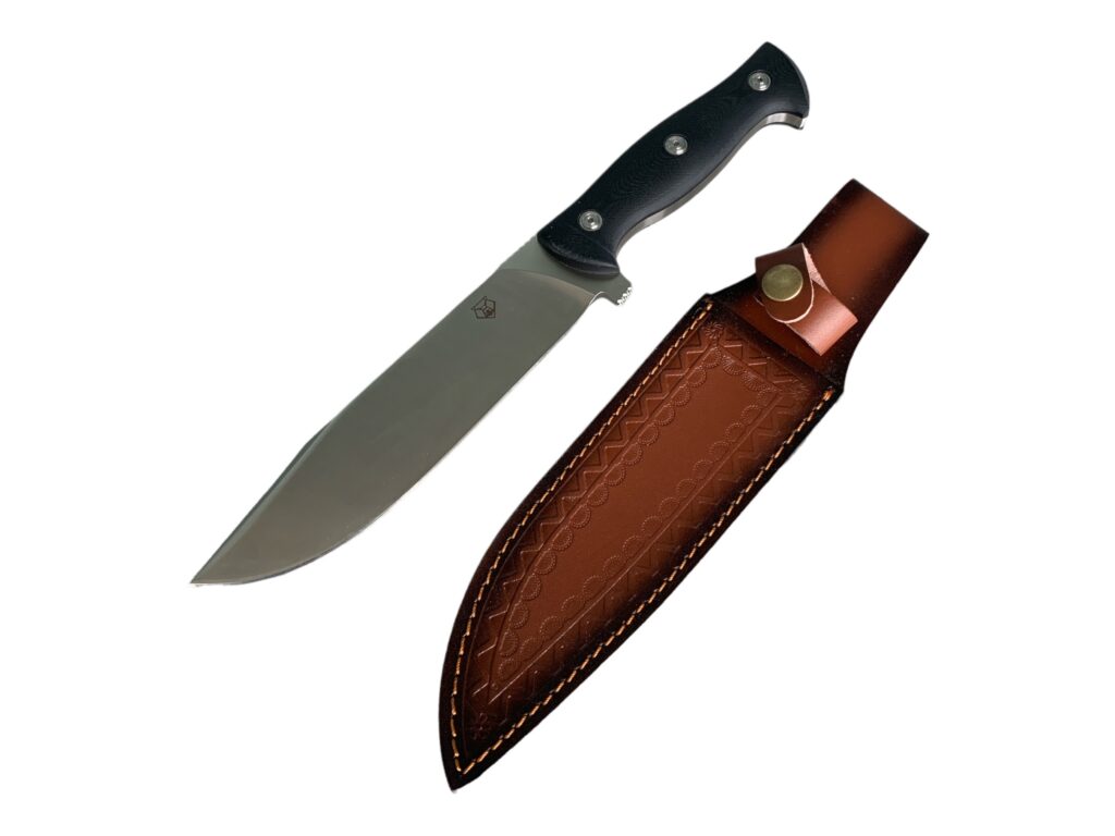 Shirogorov Knives Ловен нож фултанг масивен и здрав с G10 дръжка и ATS-34 стомана  |  Lesno.org