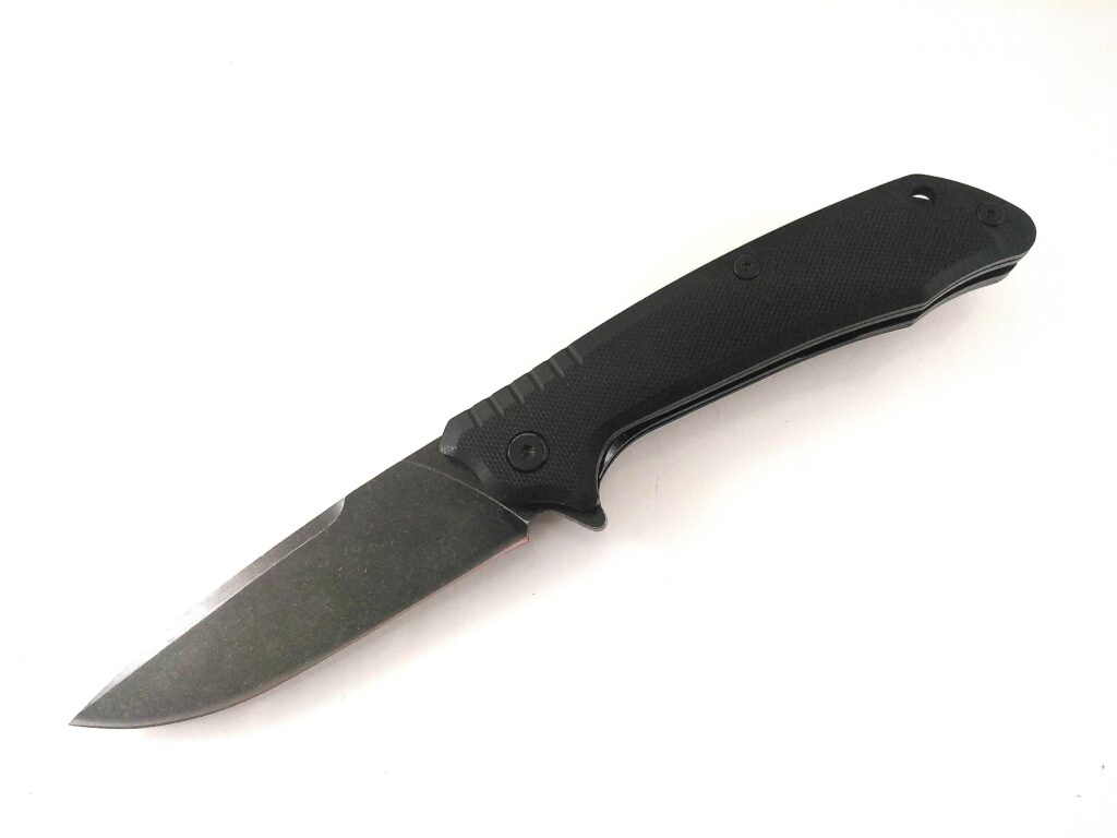 Джобен нож светкавично отваряне K1322 G10 Flipper Folding Pocket Knife D2  |  Lesno.org