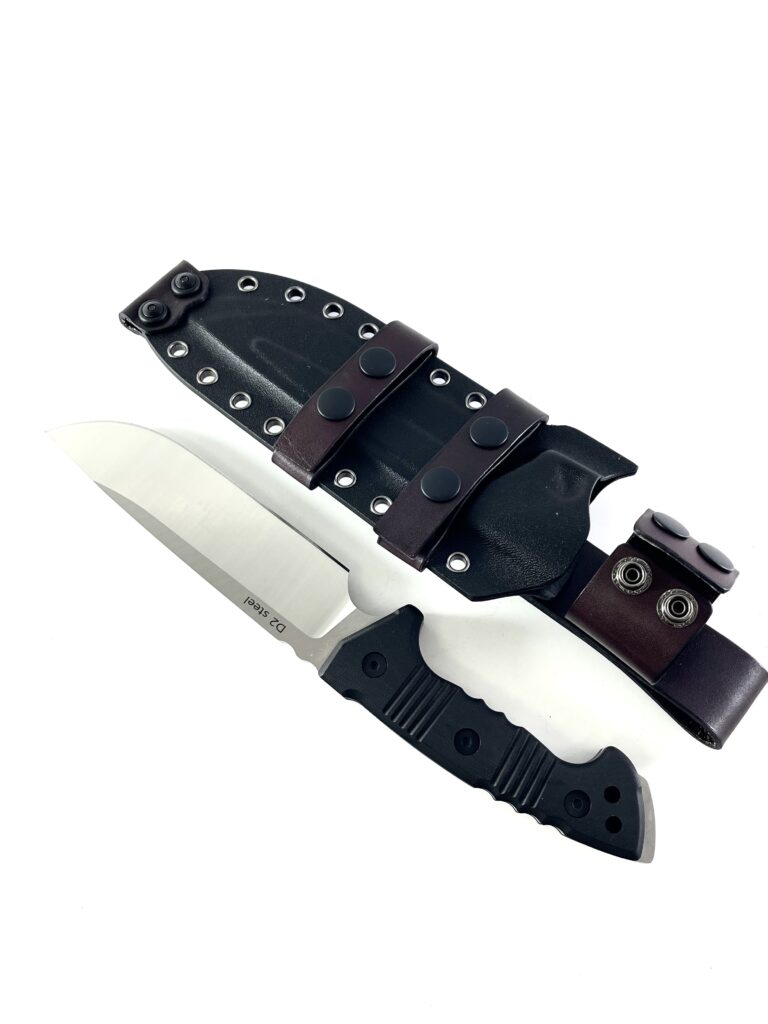 Military Bowie knife Ловен нож G10 Handle Kydex sheet – Knife FF11  |  Lesno.org