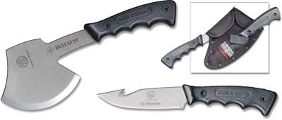 Ловен нож и брадвичка с калъф MissionSteel: MissionSteel Bullseye Combo  |  Lesno.org