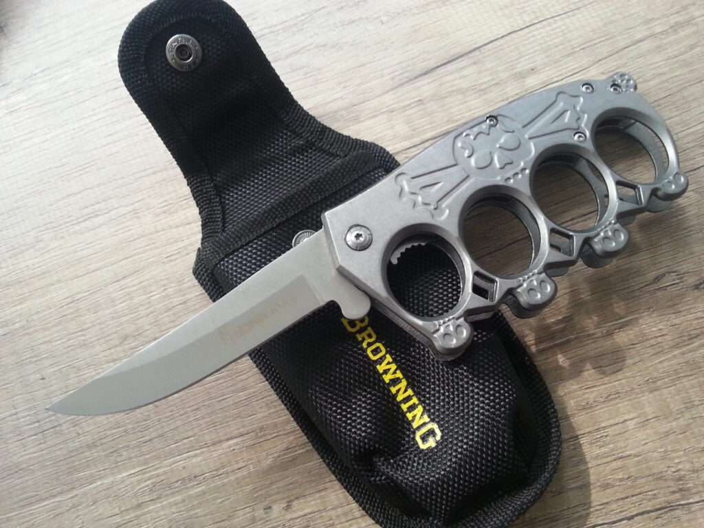 Сгъваем нож с бокс WildSteel бял  |  Lesno.org